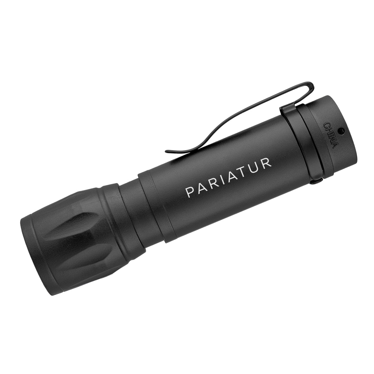 Torch Flashlight, Rechargeable - Black - Pad Print