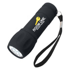 Torch Light, Rubberized - Black - Full Color