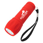 Torch Light, Rubberized - Red - Pad Print