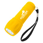 Torch Light, Rubberized - Yellow - Pad Print