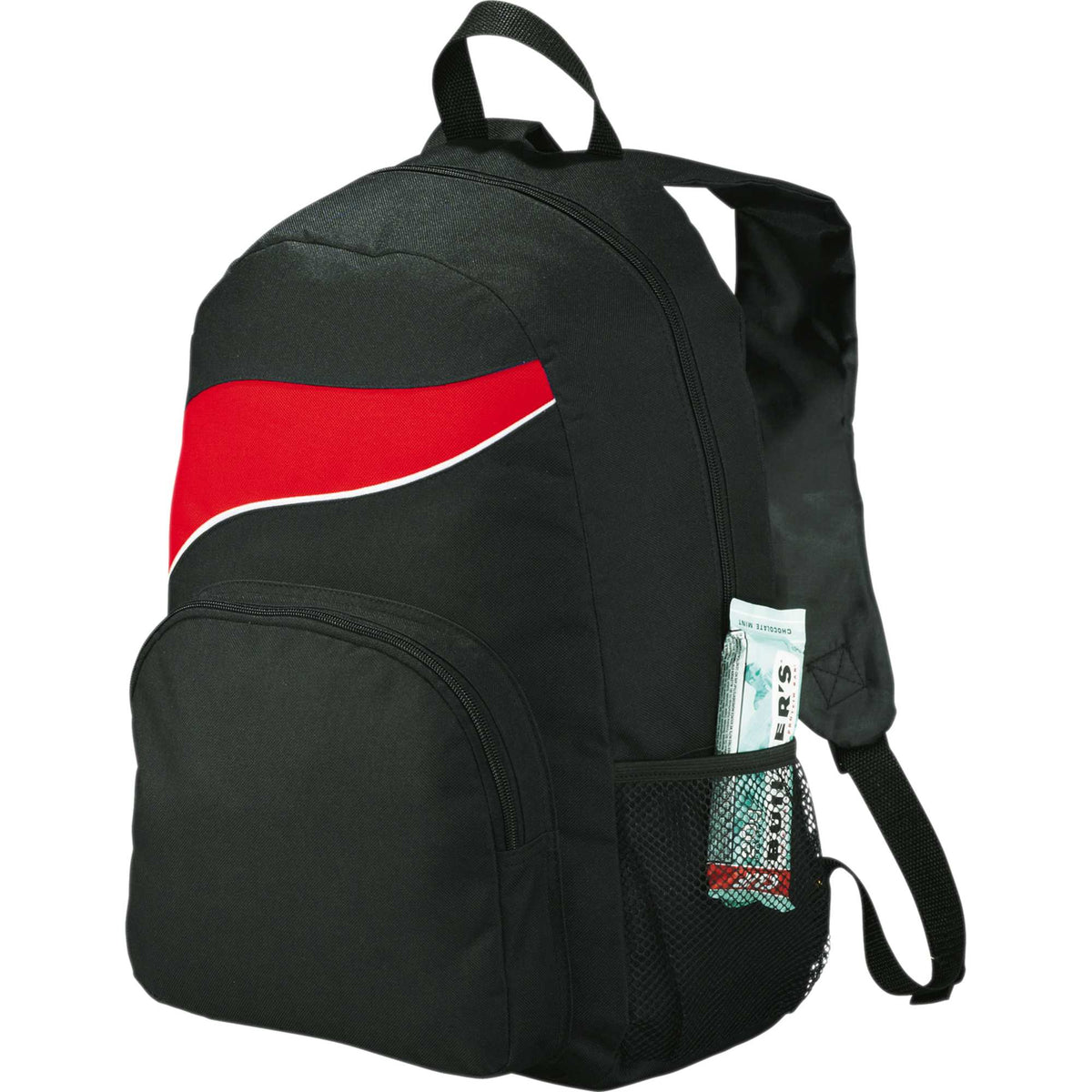 Tornado Deluxe Backpack with Side Mesh Pocket Full Color - RED - Photo 2