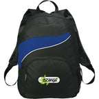 Tornado Deluxe Backpack with Side Mesh Pocket Full Color - Royal Blue - Front 2