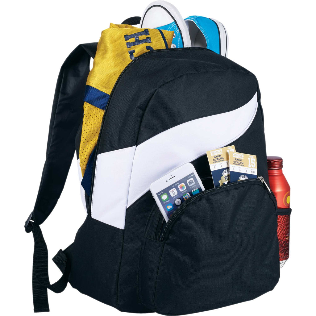 Tornado Deluxe Backpack with Side Mesh Pocket Full Color - White - Photo 4