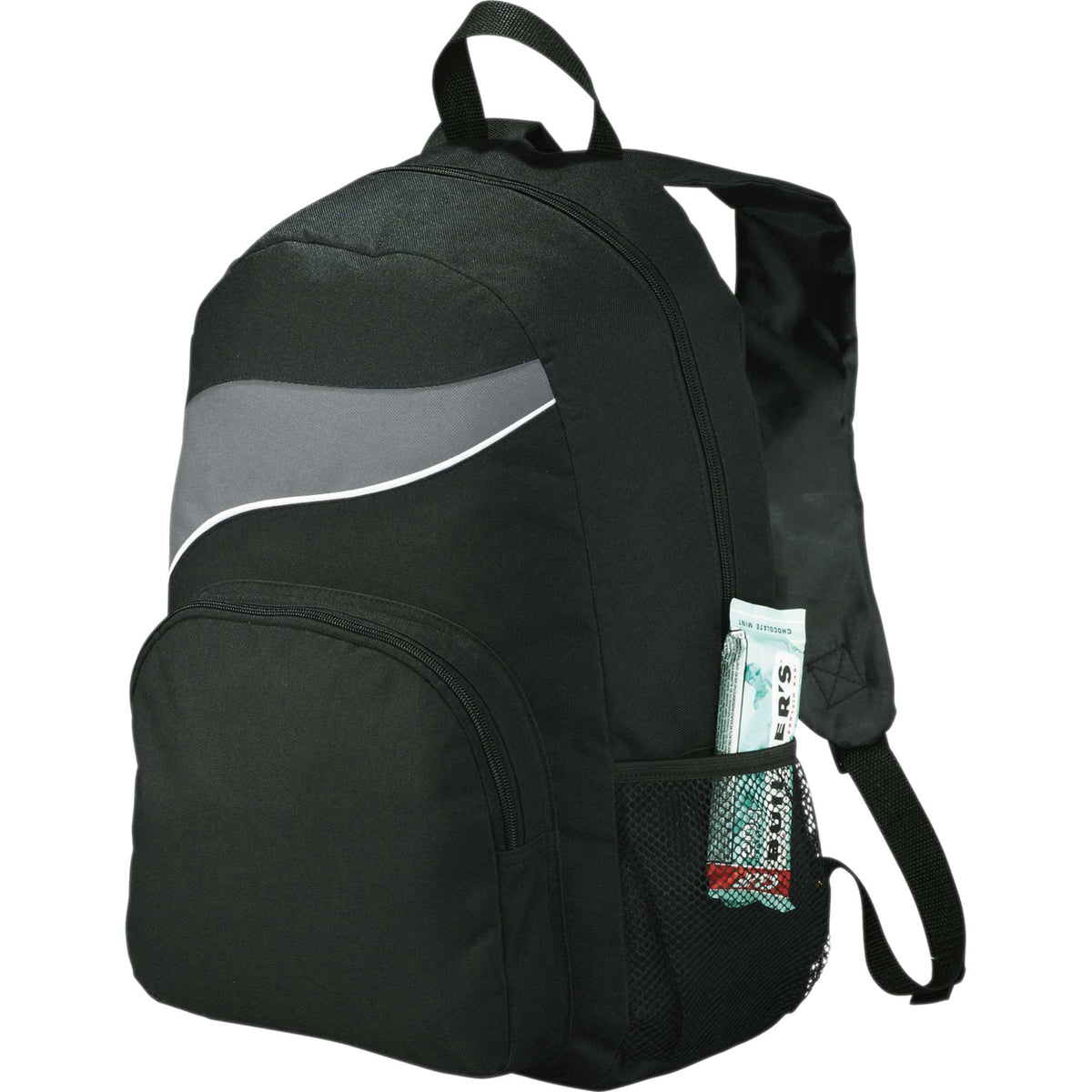 Tornado Deluxe Backpack with Side Mesh Pocket - Gray - Photo 2