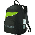 Tornado Deluxe Backpack with Side Mesh Pocket - Lime Green - Photo