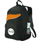 Tornado Deluxe Backpack with Side Mesh Pocket - Orange - Photo