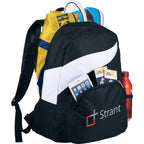 Tornado Deluxe Backpack with Side Mesh Pocket - White - Photo