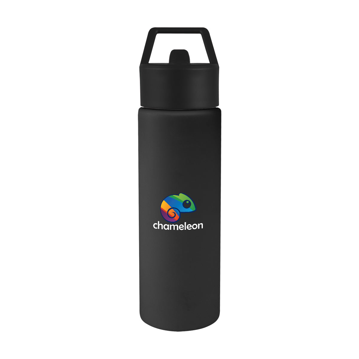 Torrey Recycled Stainless Steel Bottle, 24 oz - Black - Colorbrite