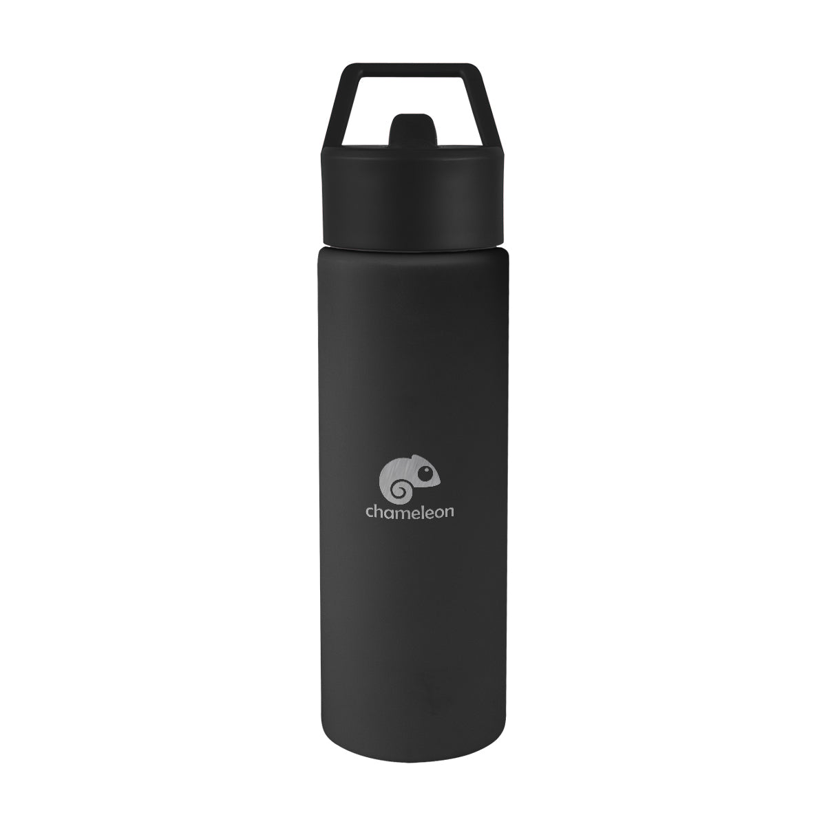 Torrey Recycled Stainless Steel Bottle, 24 oz - Black - Laser Engraving