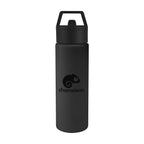 Torrey Recycled Stainless Steel Bottle, 24 oz - Black - Silk Screen