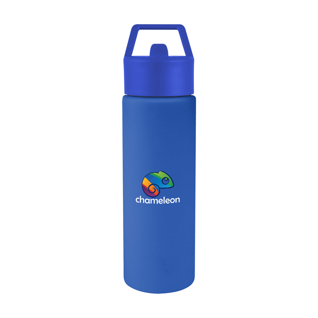 Torrey Recycled Stainless Steel Bottle, 24 oz - Blue - Colorbrite
