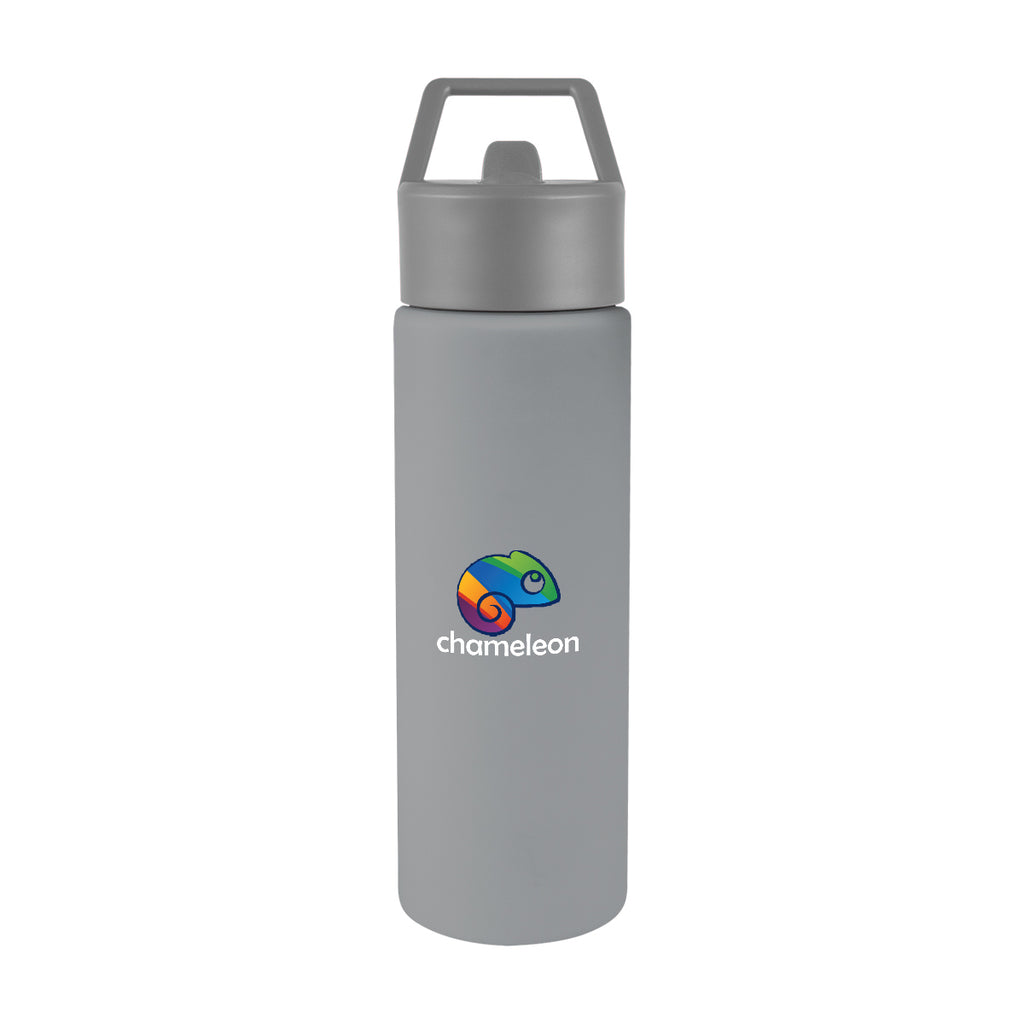 Torrey Recycled Stainless Steel Bottle, 24 oz - Gray - Colorbrite