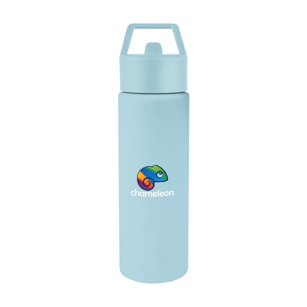 Torrey Recycled Stainless Steel Bottle, 24 oz - Light Blue - Colorbrite