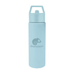 Torrey Recycled Stainless Steel Bottle, 24 oz - Light Blue - Silk Screen