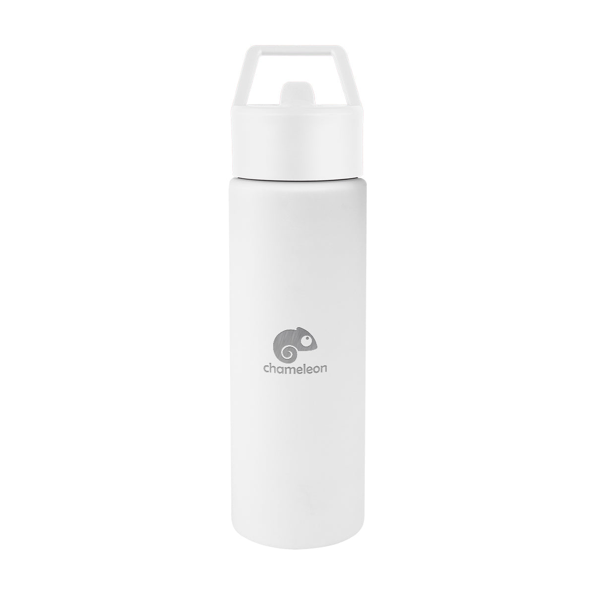 Torrey Recycled Stainless Steel Bottle, 24 oz - White - Laser Engraving