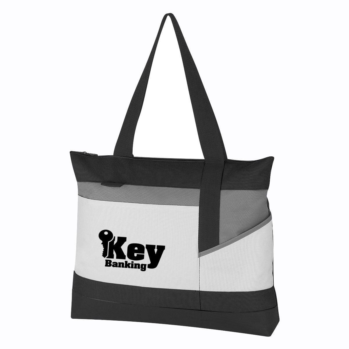 Tote Bag, Advantage Embroidery - Black - Silk Screen