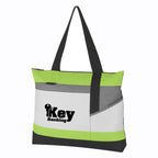 Tote Bag, Advantage - Lime Green - Silk Screen