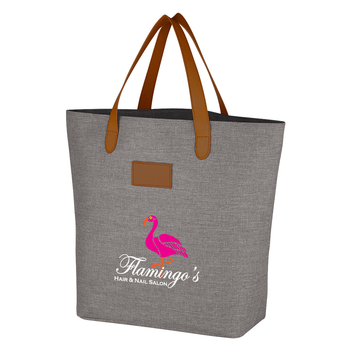 Tote Bag, Heathered - Gray - Colorbrite