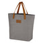 Tote Bag, Heathered - Gray - Debossing