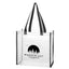 Tote Bag in Clear EVA - Clear with Black - Silk Screen