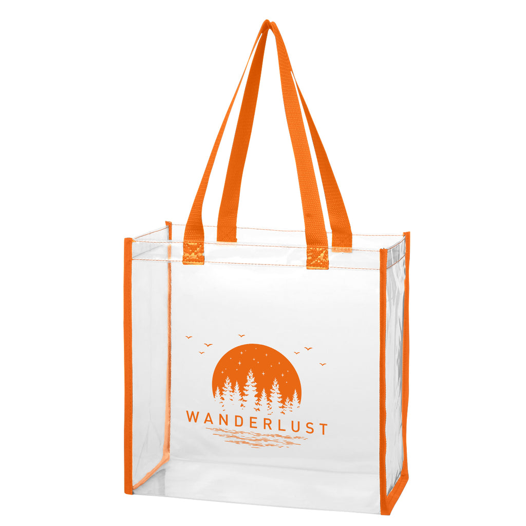 Tote Bag in Clear EVA - Silk Screen