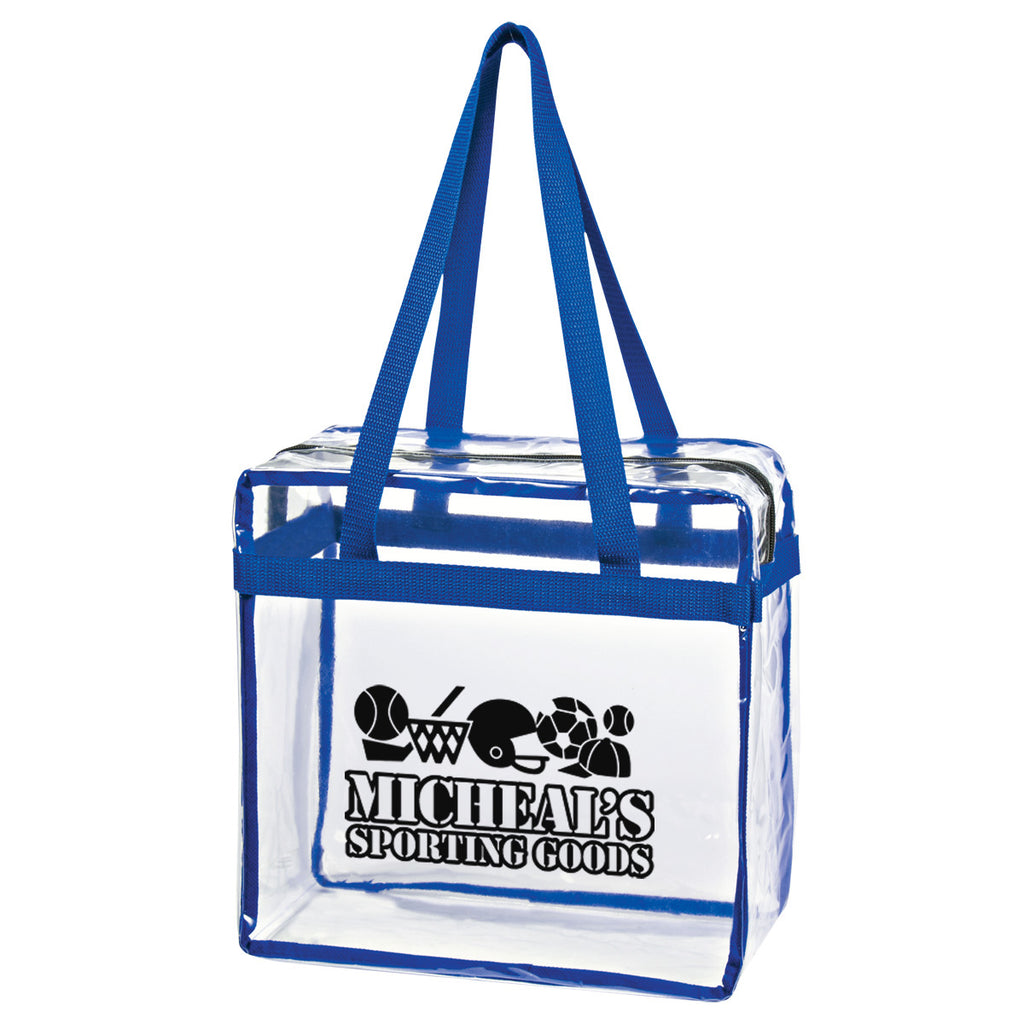 Tote Bag in Clear EVA with Zip - Silk Screen