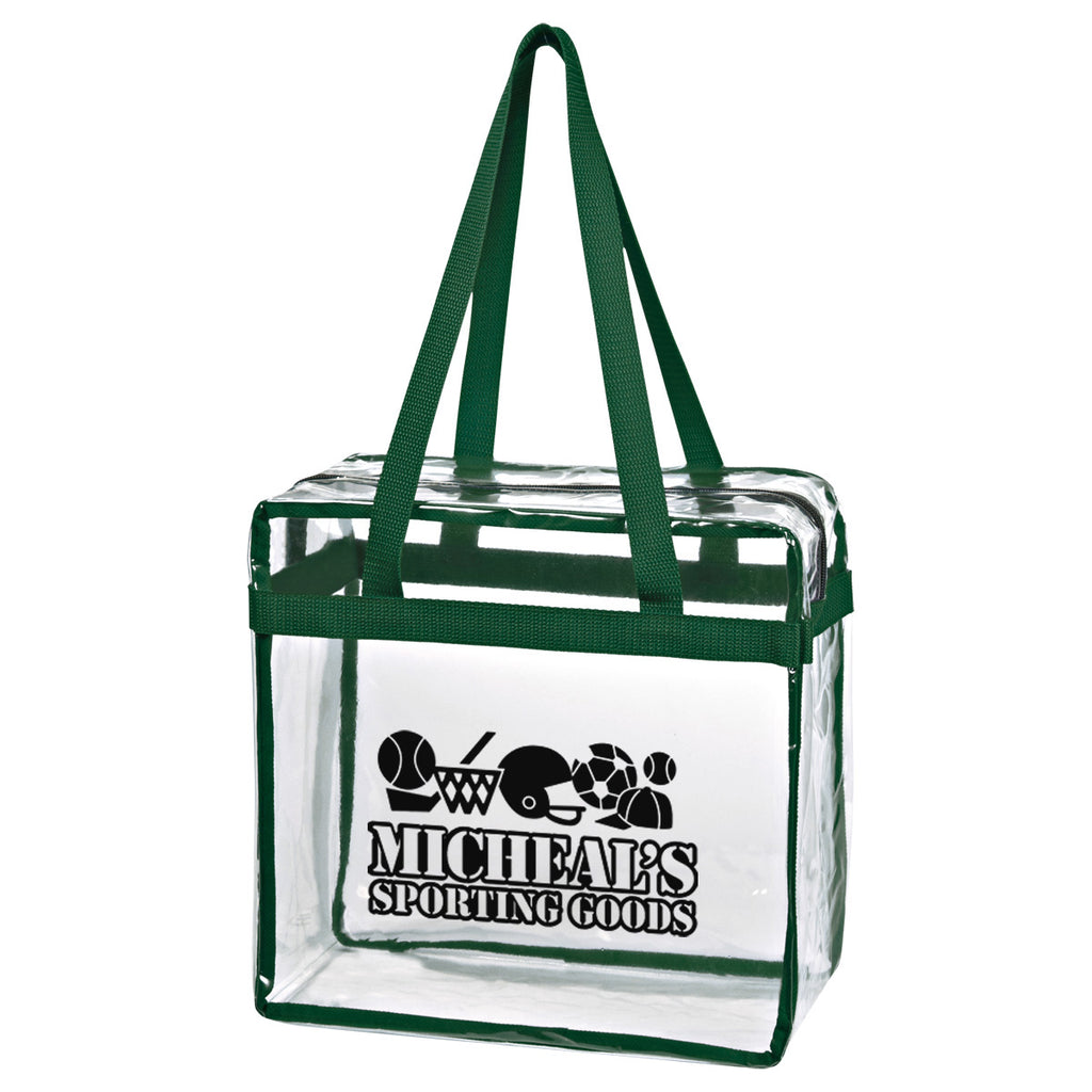 Tote Bag in Clear EVA with Zip - Silk Screen