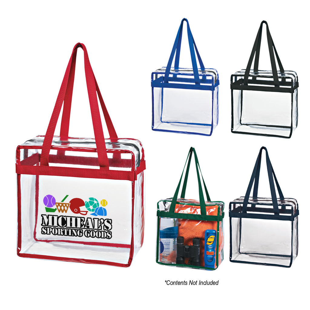 Tote Bag in Clear EVA with Zip