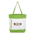 Tote Bag, Living Color - Lime Green - Silk Screen