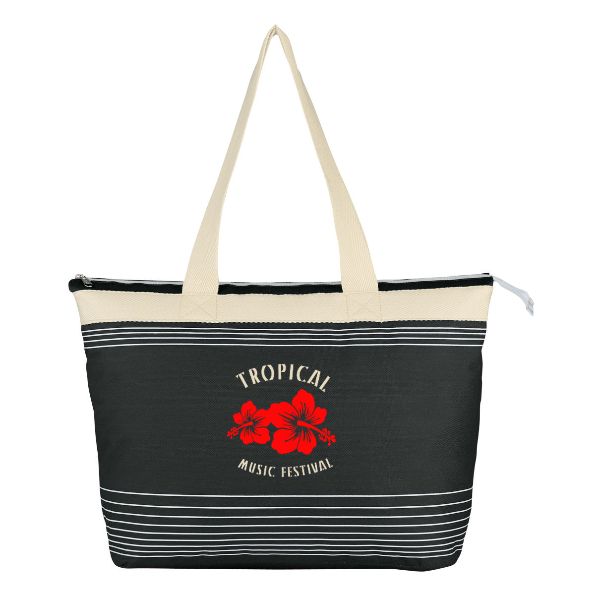 Tote Bag, Marina - Black - Colorbrite