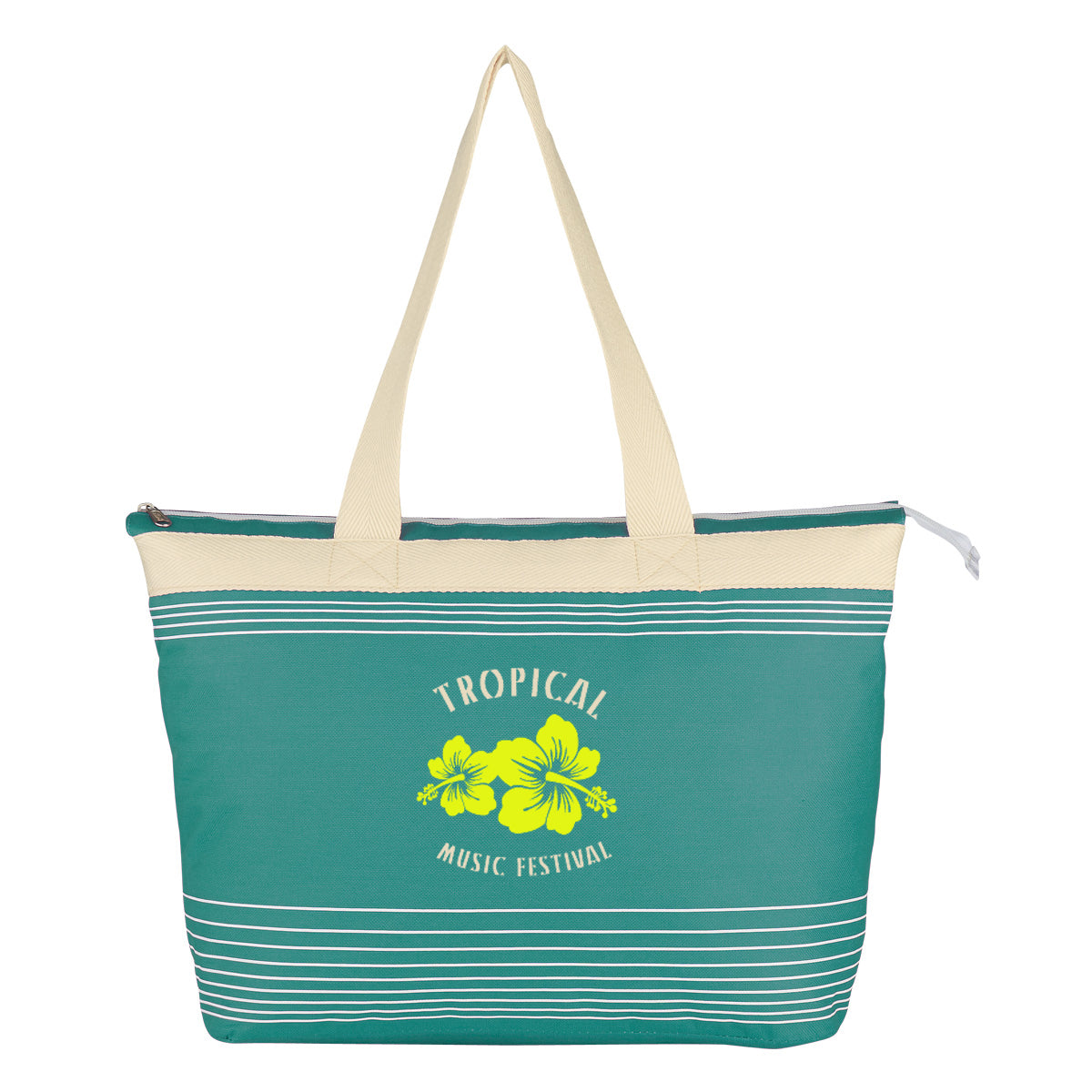Tote Bag, Marina - Teal - Colorbrite