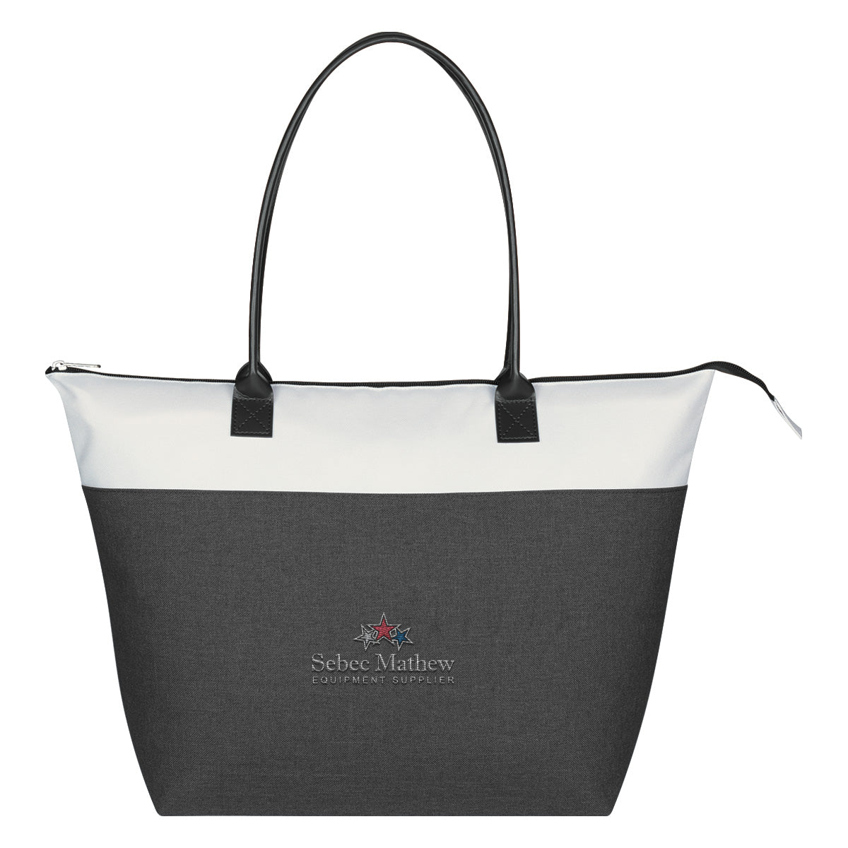 Tote Bag, Regatta - Black - Embroidery