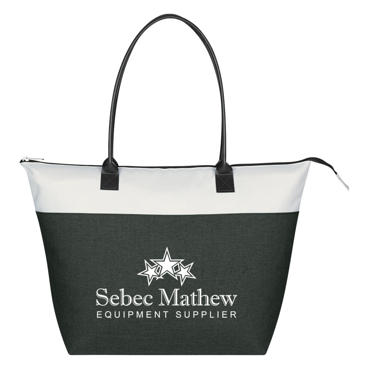 Tote Bag, Regatta - Black - Silk Screen