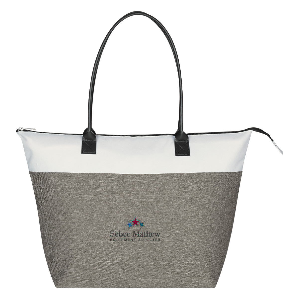 Tote Bag, Regatta - Gray - Embroidery
