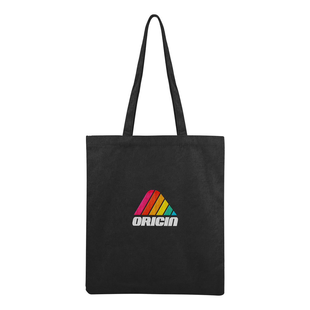 Tote Bag, Terry Embroidery - Black - Embroidery