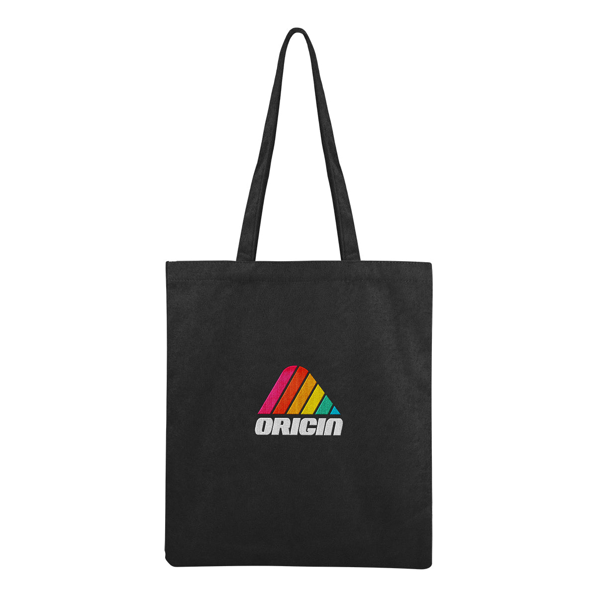 Tote Bag, Terry Embroidery - Black - Embroidery