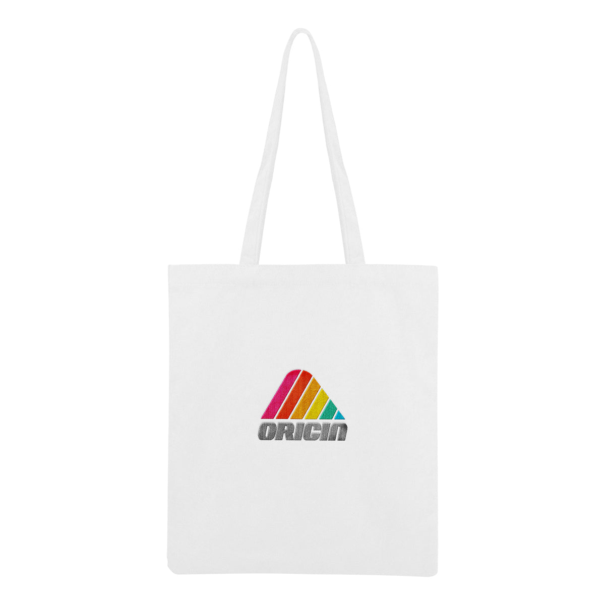 Tote Bag, Terry Embroidery - White - Embroidery
