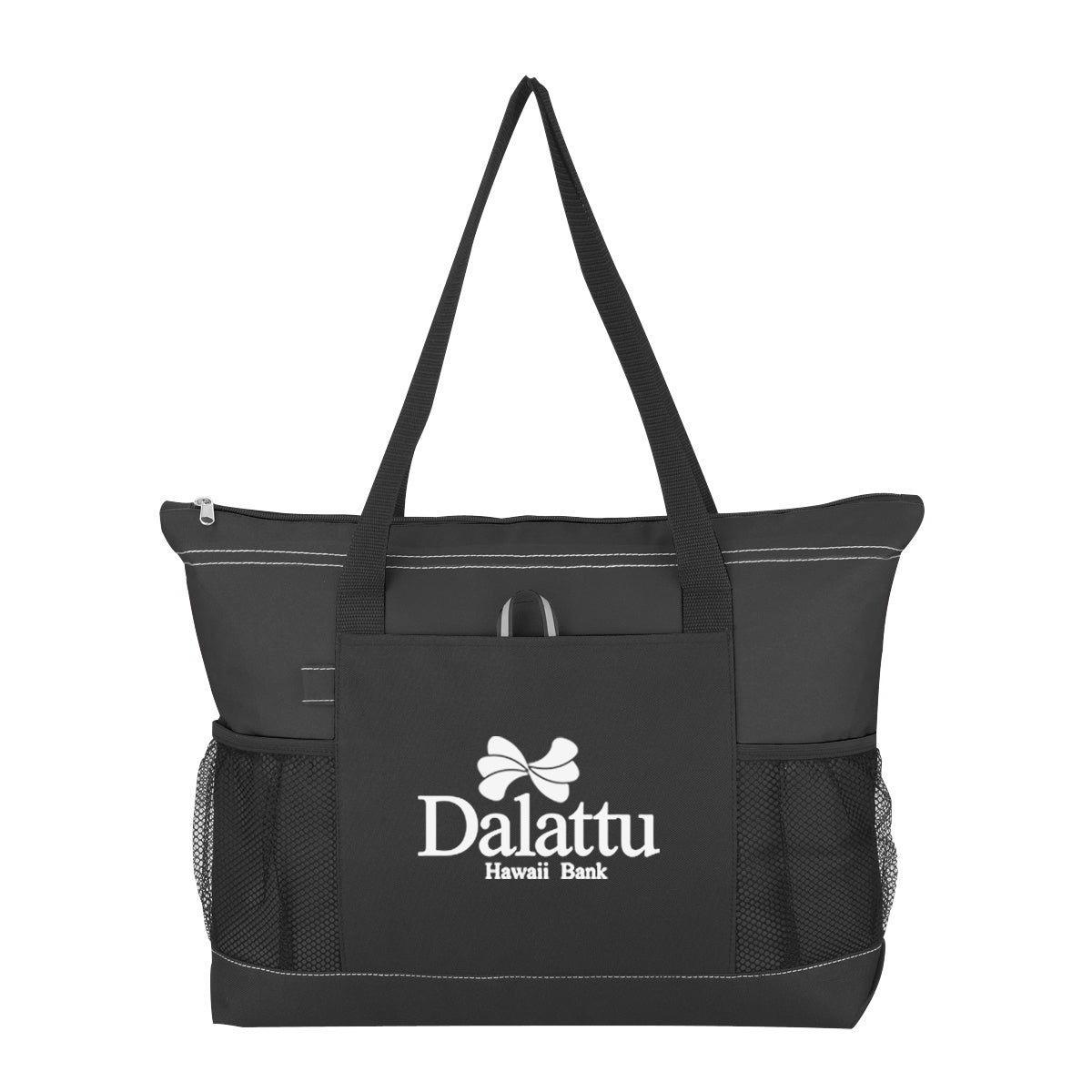 Tote Bag, Voyager - Black - Silk Screen