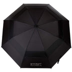 Totes Auto Open Golf Umbrella with UV Protection, 60 Inches Transfer - Black - Front