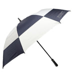 Totes Auto Open Golf Umbrella with UV Protection, 60 Inches Transfer - Navy/White - Left Side