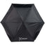 Totes Mini Travel Umbrella in Recycled Polyester, 38 Inch - Black - Front