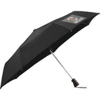 Totes Three-Section Auto Open and Close Umbrella, 43 Inch - Black - Photo