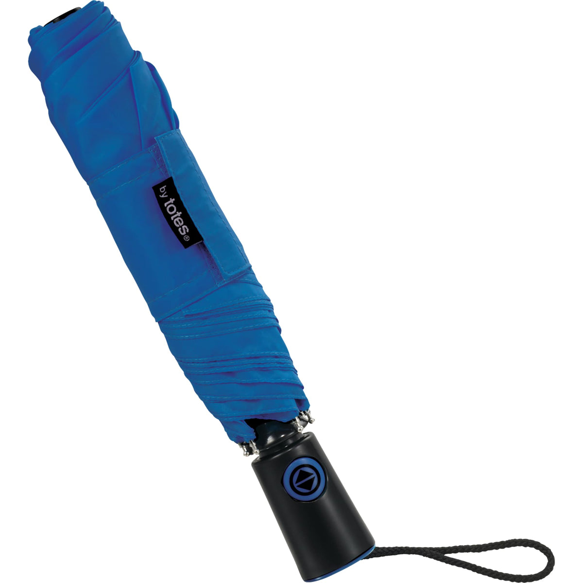 Totes Three-Section Auto Open and Close Umbrella, 43 Inch - Blue - Photo 2