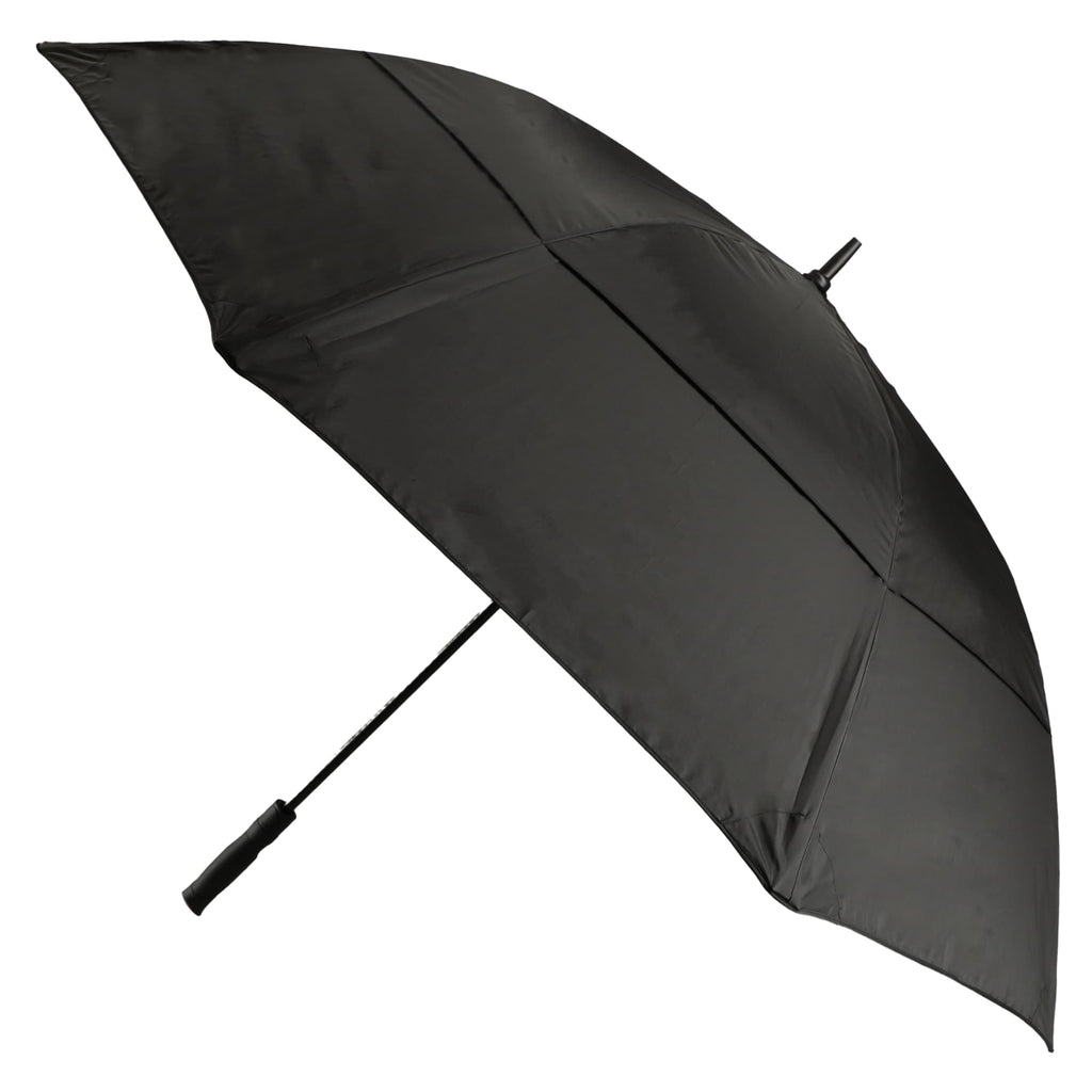 Totes Titan Vented Golf Umbrella in Recycled PET, 60 Inches - Black - Left Side 2