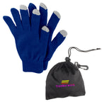 Touch Screen Gloves in a Pouch - Colorbrite