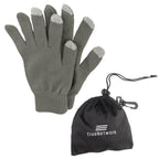 Touch Screen Gloves in a Pouch - Silk Screen