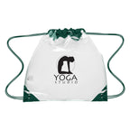 Touchdown Drawstring Backpack in Clear EVA - Silk Screen