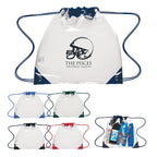 Touchdown Drawstring Backpack in Clear EVA
