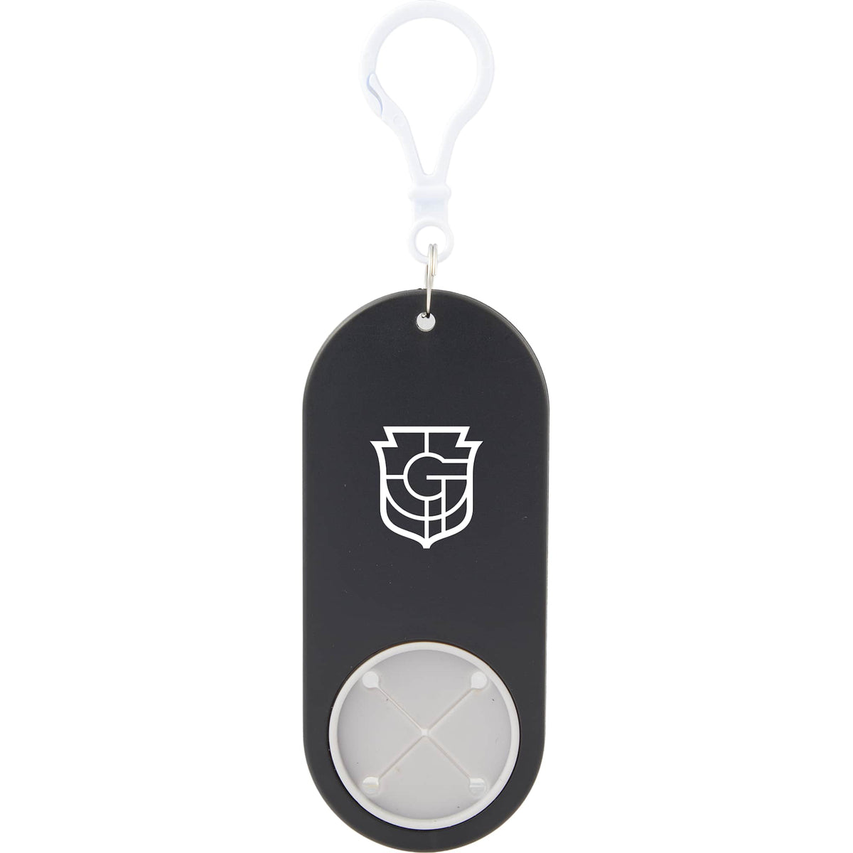 Towel Clip Holder in Recycled Plastic - Black - Front