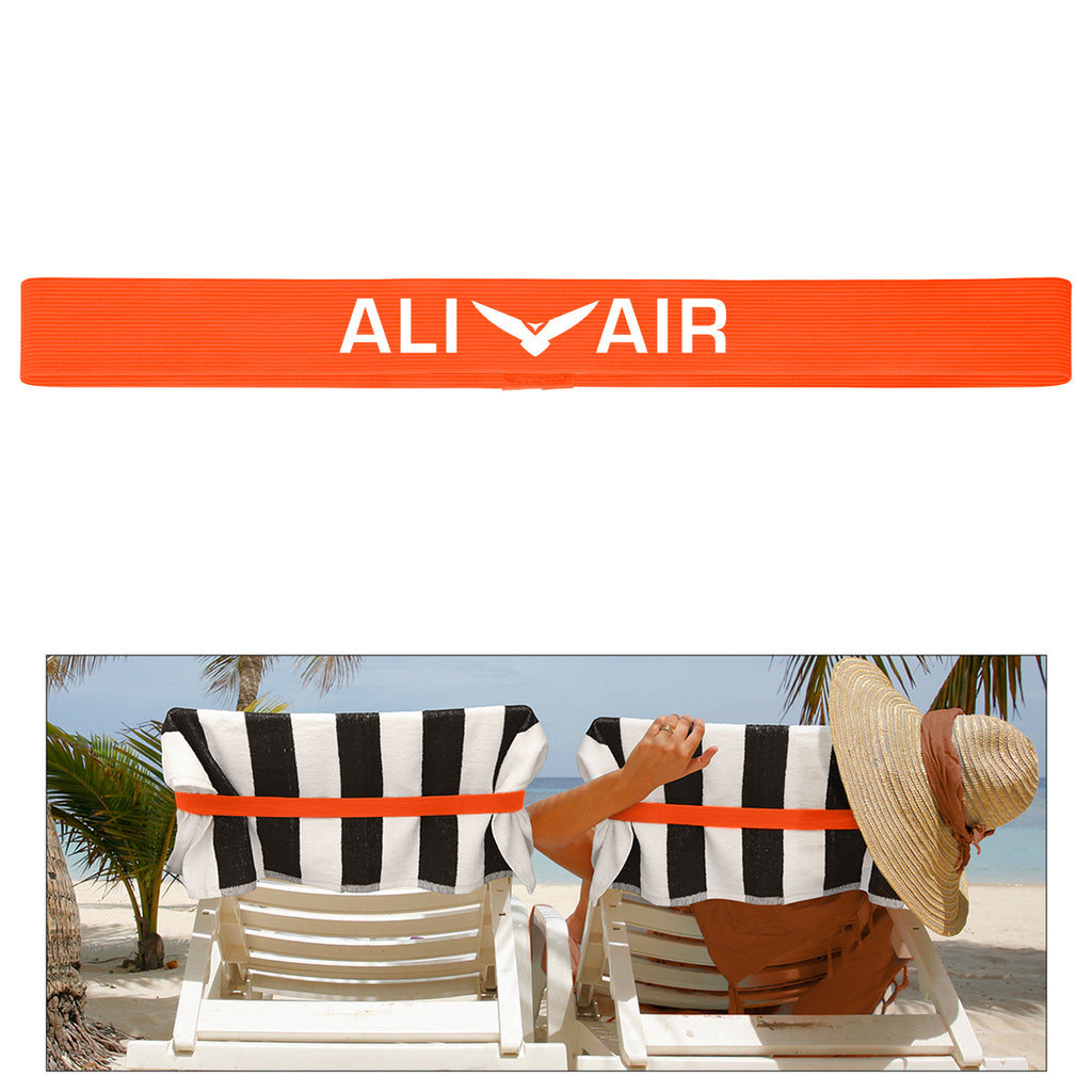 Towel Holder Band for Chairs - Orange - Silk Screen